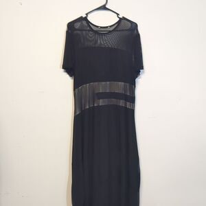DZHAVAEL COUTURE Long Black Dress, Size L